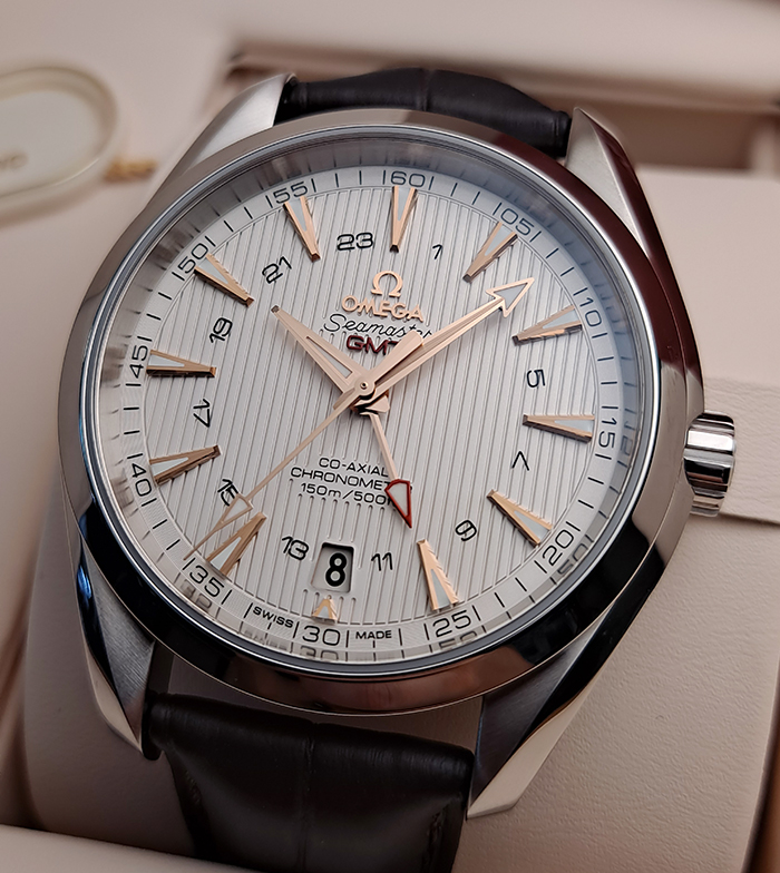 Omega Seamaster Aqua Terra 150M Co-Axial GMT Wristwatch Ref. 231.13.43.22.02.004